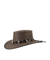 Barmah Outback 5 Crocodile Teeth Hat