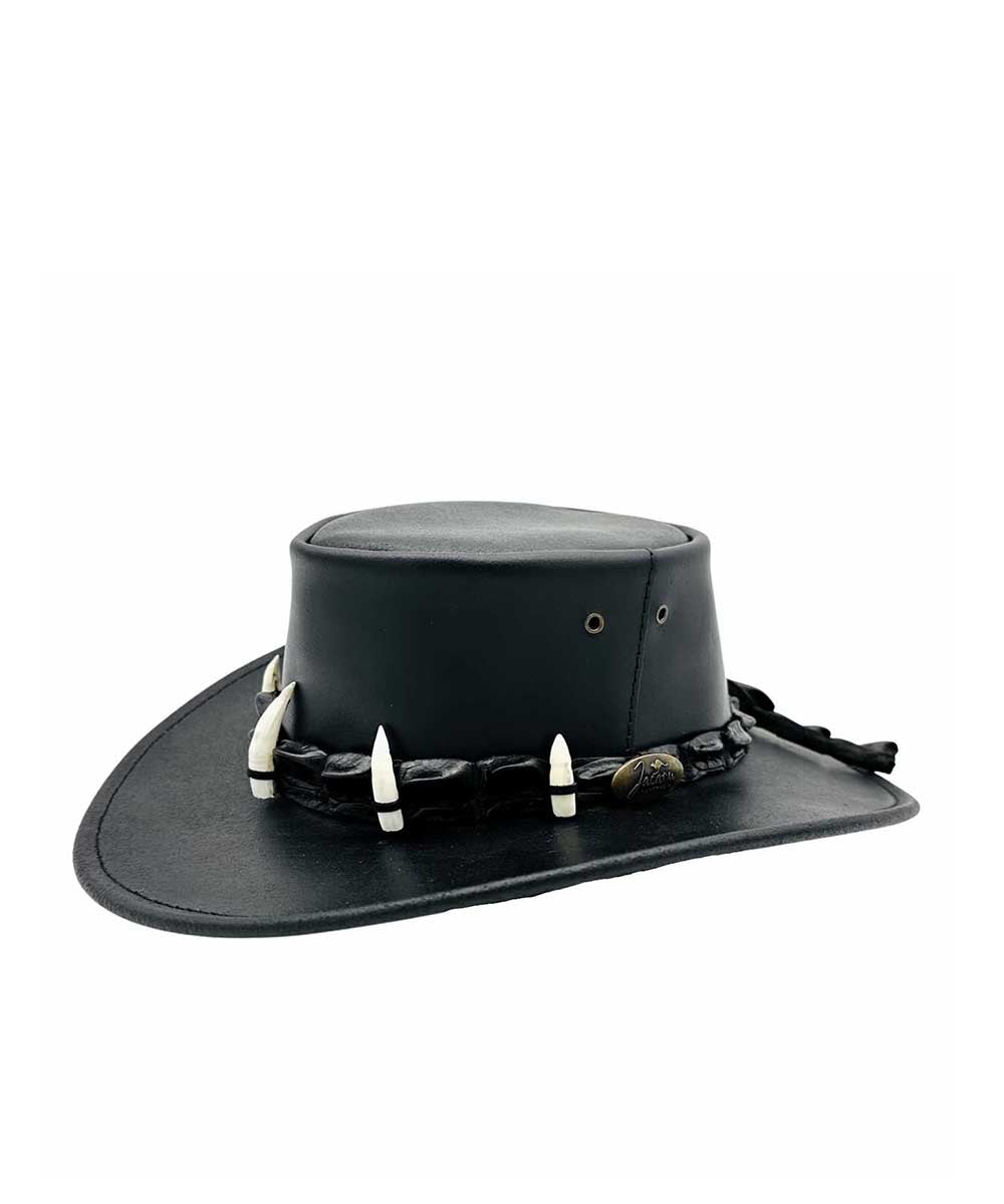 Jacaru Croc Hunter Leather Hat