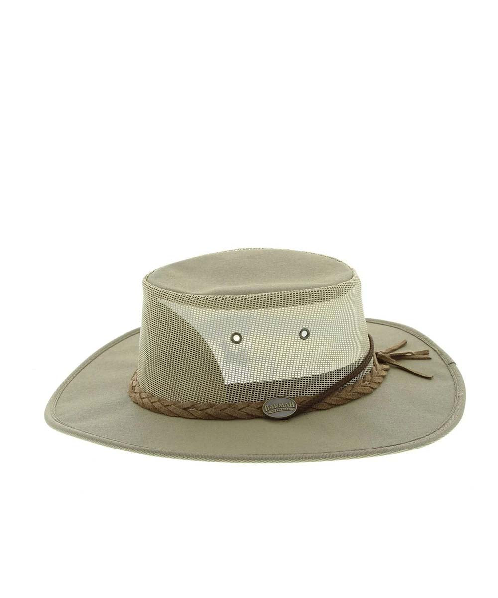 Barmah Canvas Drover Airflow Hat