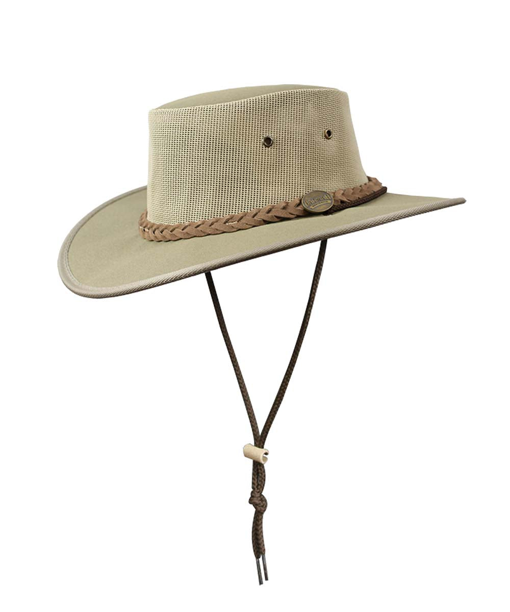 Barmah Canvas Drover Airflow Hat