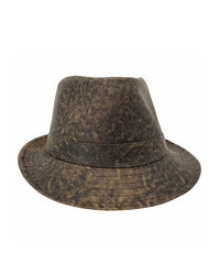 Jacaru Kangaroo Leather Trilby Hat