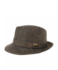 Jacaru Kangaroo Leather Trilby Hat