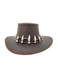 Jacaru Wallaroo Oil Croc Tooth Hat