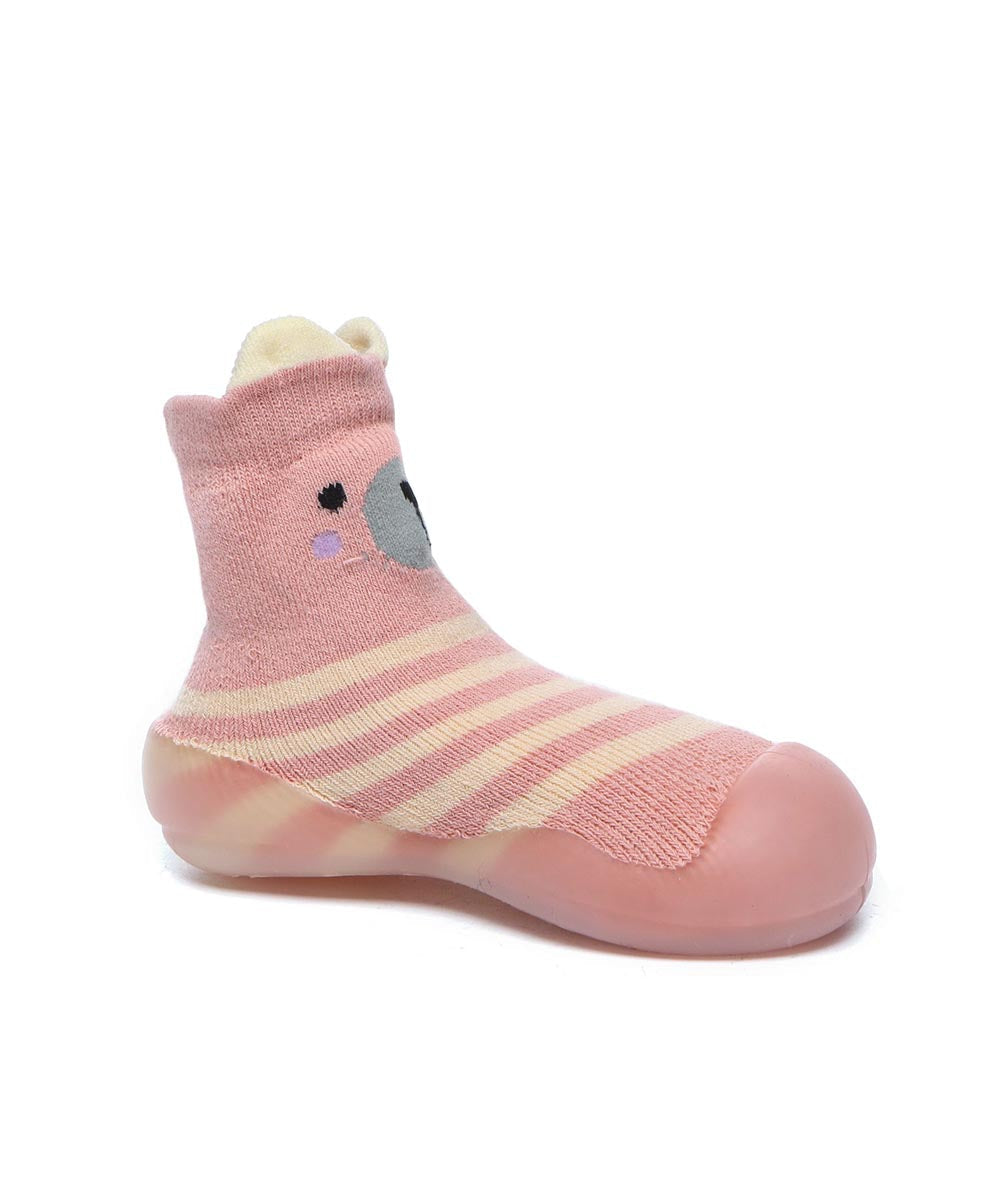 Baby girl sock on sale booties